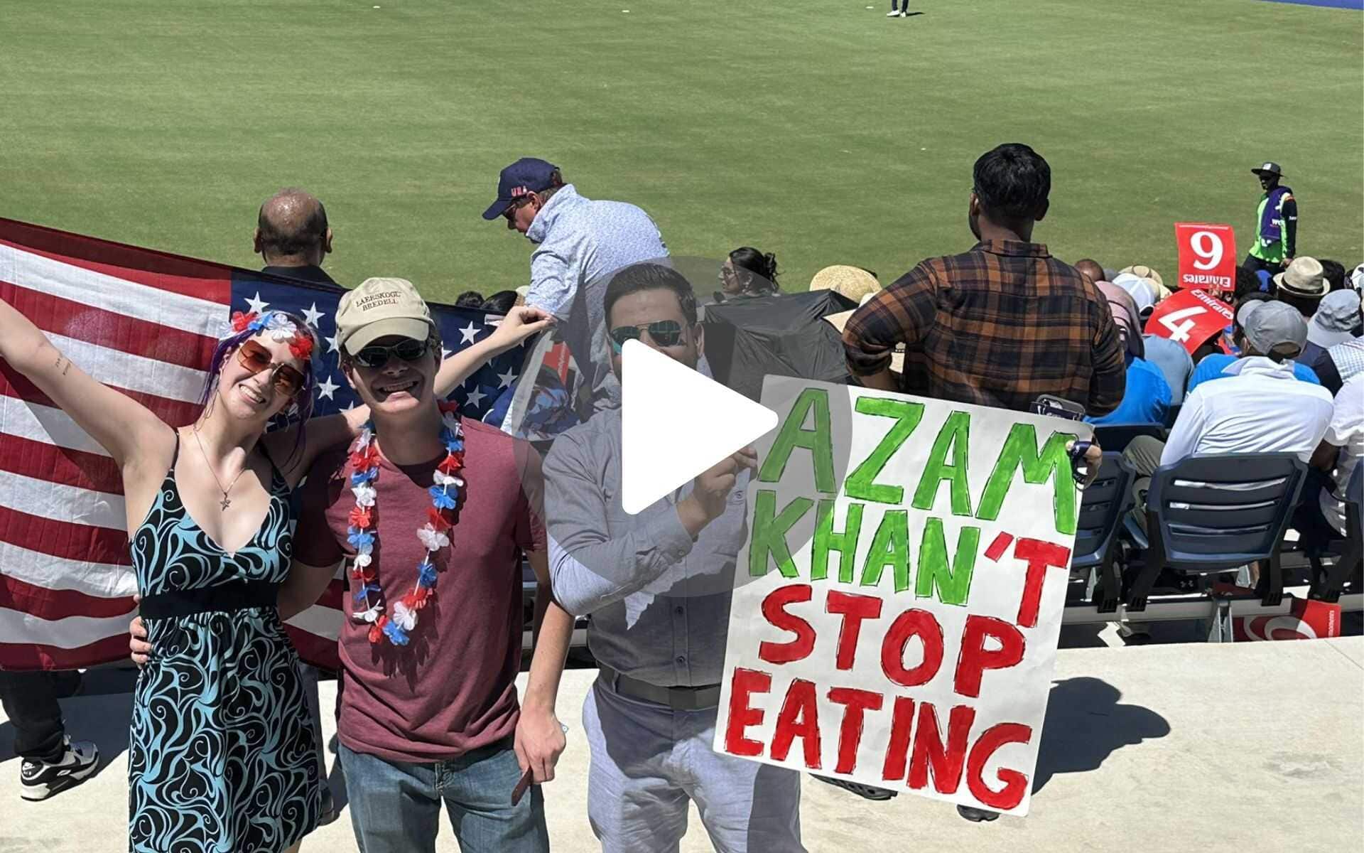 [Watch] 'Stop Eating': Azam Khan Faces Harsh Body Shaming From Pakistan Fans After Golden Duck